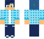 garroth with blue hair