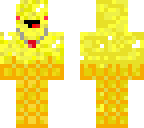 golden ice cream cone