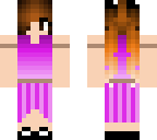 magenta dress girl