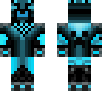 neon blue knight