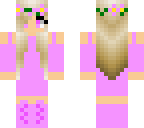 pink flower girl