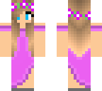 purple flower girl