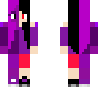 purple girl and brandy
