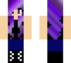 purple hair girl