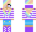 rainbow girl edit with clothes