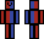 red and blue