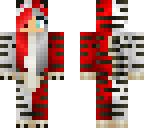 red and white tiger