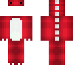 red dino onesie - requested