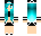 tomboy with icy blue hair