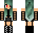 vampire with green hair