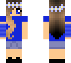 blue girl