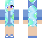 blue girl