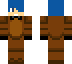 blue hair dude in freddy coustume