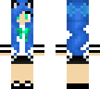blue school girl