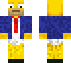 homer in suit