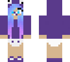 improved purple cookie monster skin