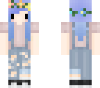 kawaii girl with overalls