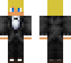 man in black
