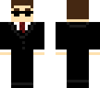 man in black
