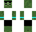 me as a zombie with glasses