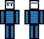 outlines blue