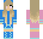 pink and blue