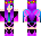 pink and purple dragon girl