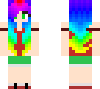 rainbow girl