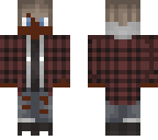 black plaid boy