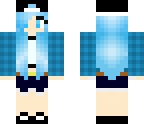 blue flannel girl