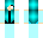 blue herobrine girl