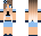 blue mean schoolgirl
