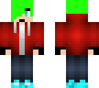 boy with green hair