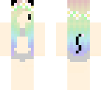 chibi bikini rainbow