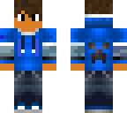 cool blue hoodie