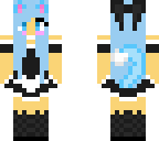 cute blue neko maid - alex