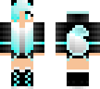 edited blue wolf girl