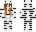 girl white tiger onsie