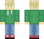 green hoodie boy
