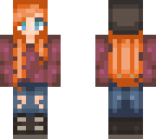 lazy orange haired girl