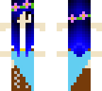 my country skin with flowers