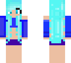 ocean blue hair