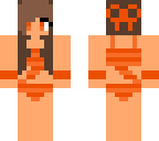 orange swimmer girl