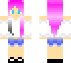 pink haired teen