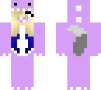 purple dino girl