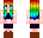 rainbow blushing