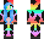 rainbow cow neck derp