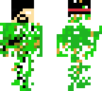 slimey herobrine mask