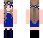 blue girl