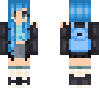 blue girl